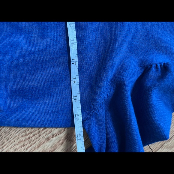 Blue sweater with rouching - Picture 4 of 6